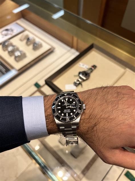 rolex submariner 6.5 inch wrist